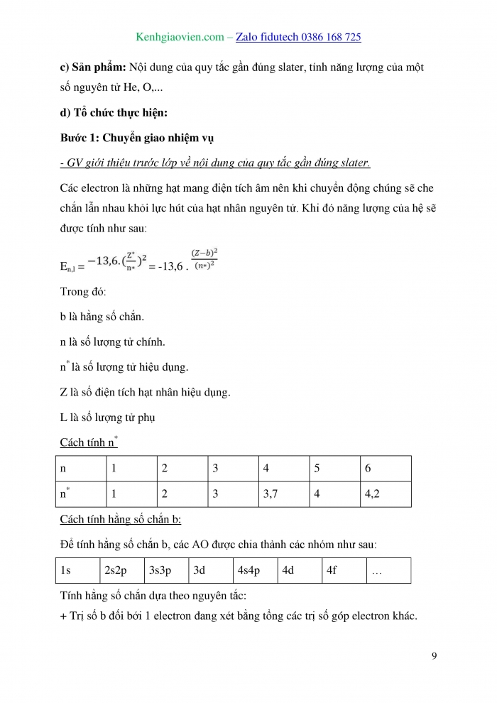 Giáo án và PPT Hoá học 10 kết nối Bài 4: Ôn tập chương 1