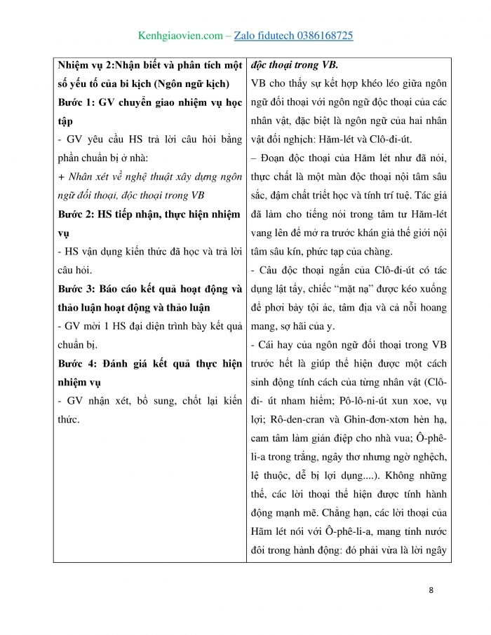 Giáo án và PPT Ngữ văn 11 chân trời Bài 5: Sống hay không sống – đó là vấn đề (Trích Hăm-lét – Sếch-xpia)