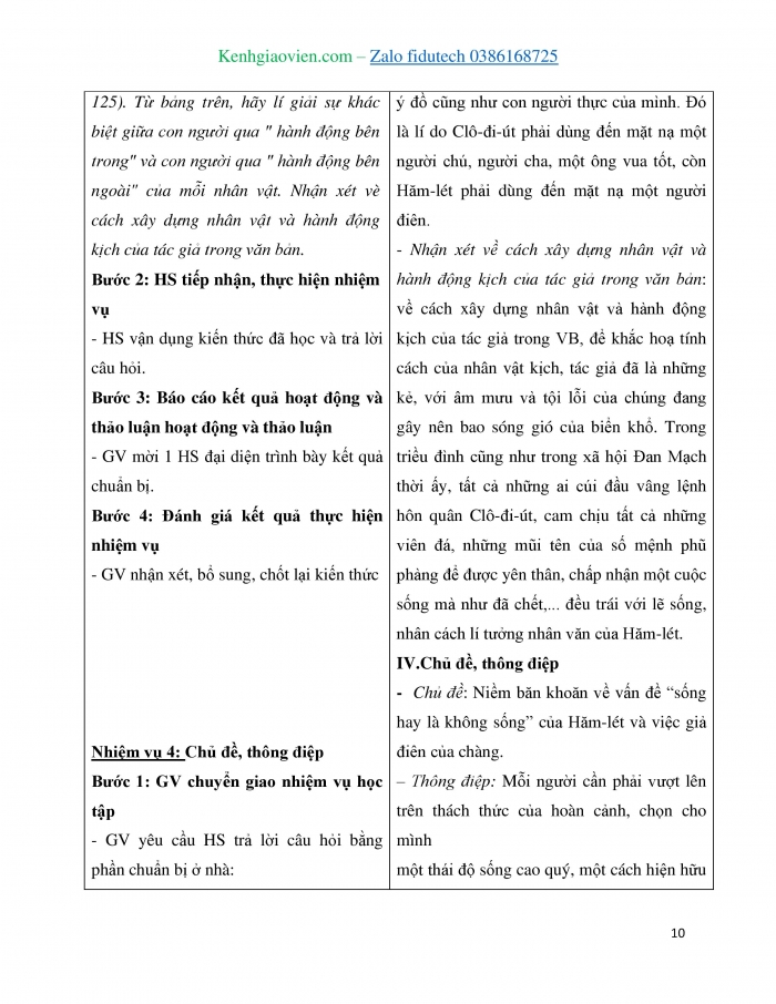 Giáo án và PPT Ngữ văn 11 chân trời Bài 5: Sống hay không sống – đó là vấn đề (Trích Hăm-lét – Sếch-xpia)