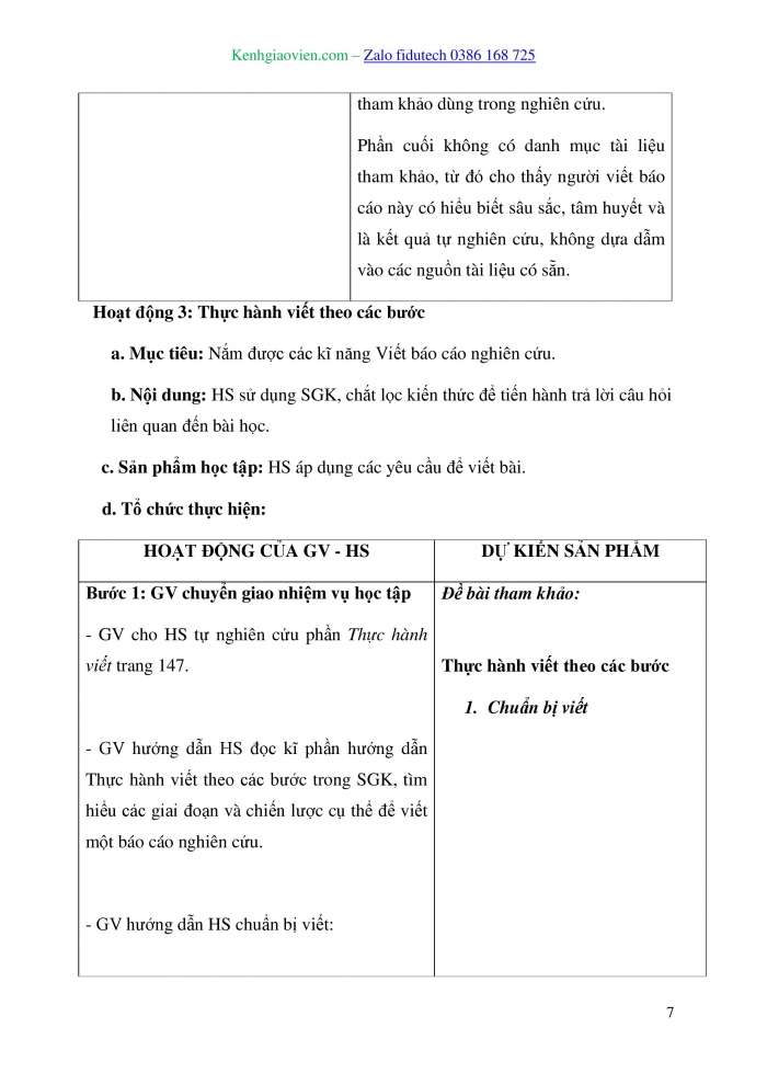 Giáo án và PPT Ngữ văn 10 kết nối Bài 5: Viết báo cáo nghiên cứu (Về một vấn đề văn hoá truyền thống Việt Nam)