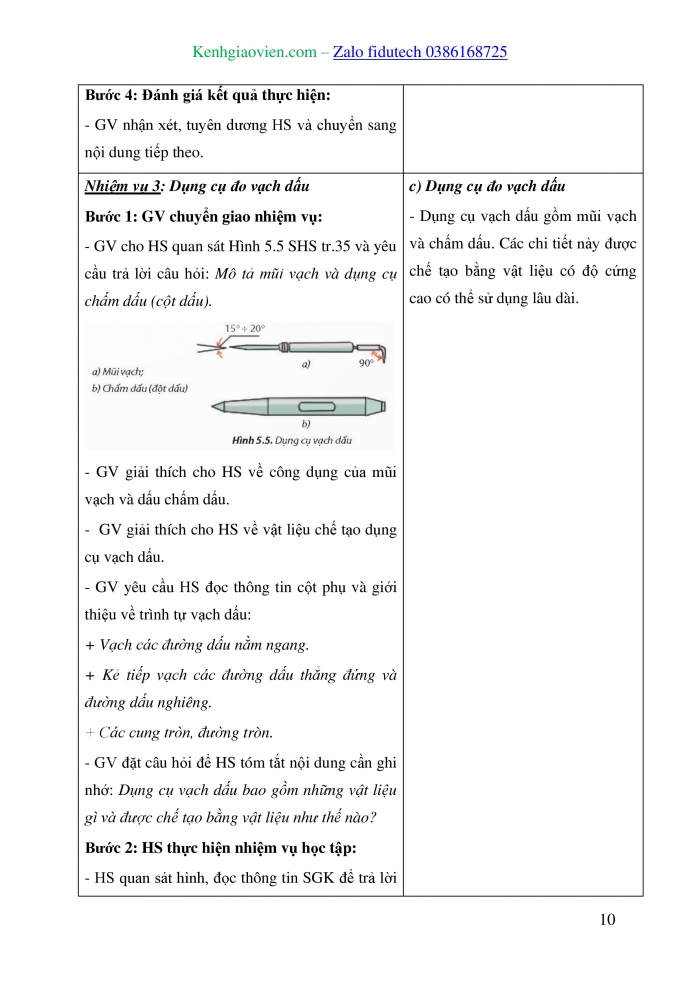 Giáo án và PPT Công nghệ 8 chân trời Bài 5: Gia công cơ khí