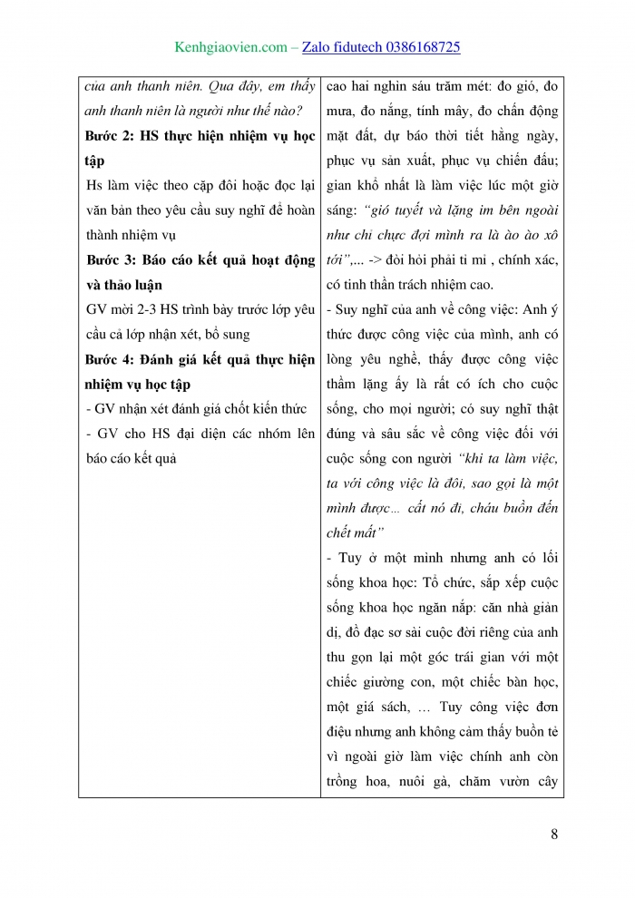 Giáo án và PPT Ngữ văn 8 kết nối Bài 6: Lặng lẽ Sa Pa (trích, Nguyễn Thành Long)