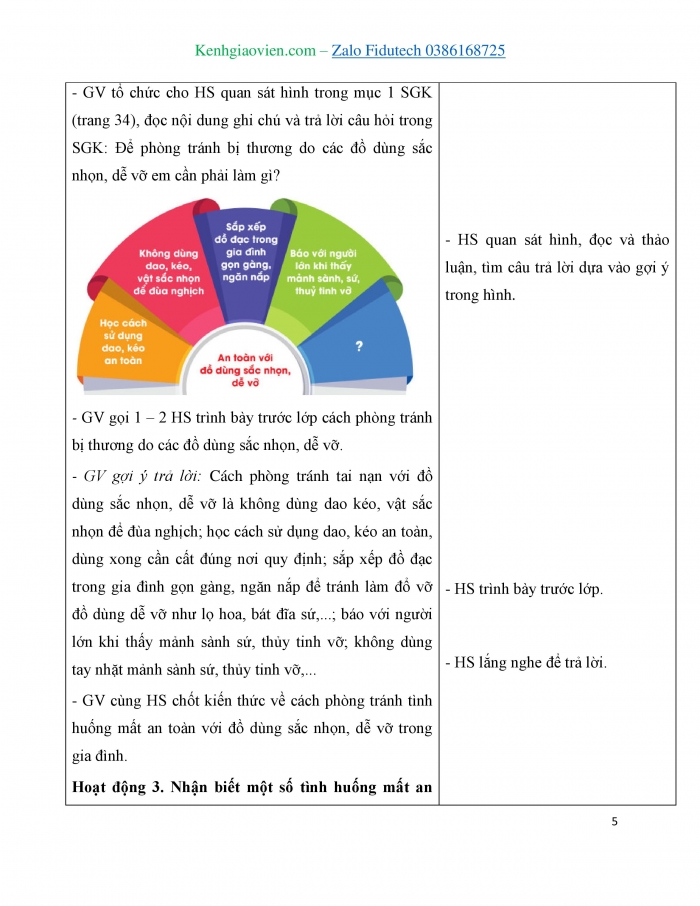 Giáo án và PPT Công nghệ 3 cánh diều Bài 6: An toàn với môi trường công nghệ trong gia đình