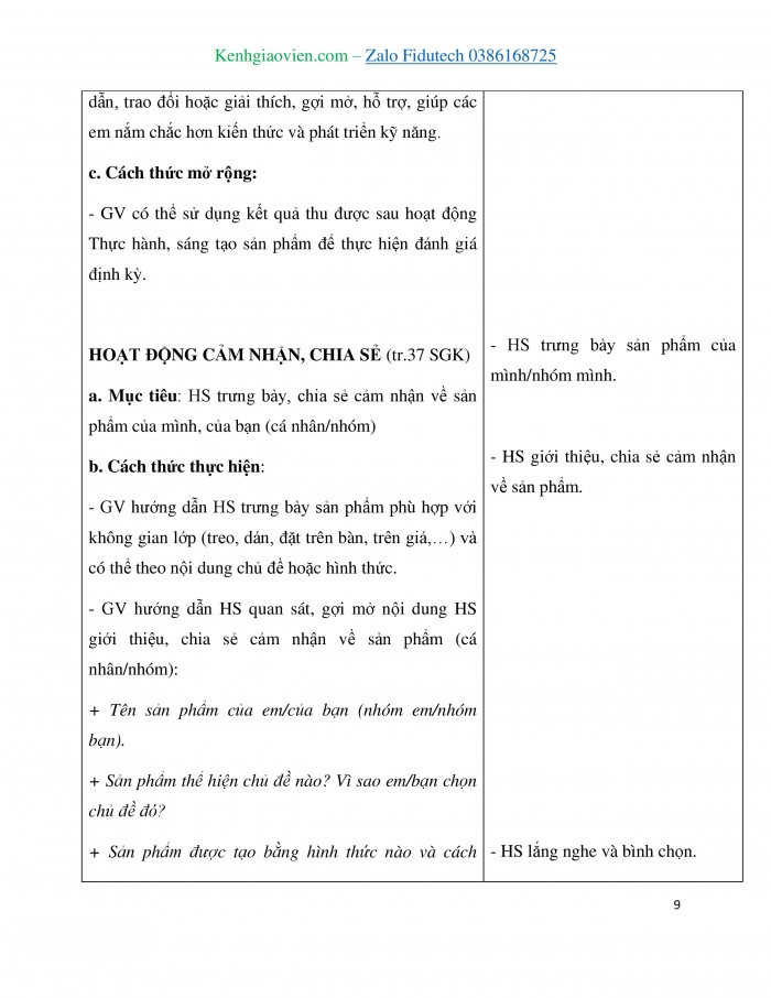 Giáo án và PPT Mĩ thuật 3 cánh diều Bài 9: Cùng nhau ôn tập học kì 1