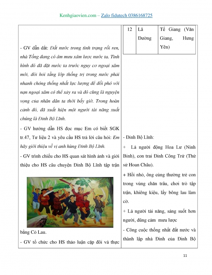 Giáo án và PPT Lịch sử 7 kết nối Bài 9: Đất nước buổi đầu độc lập (939 – 967)