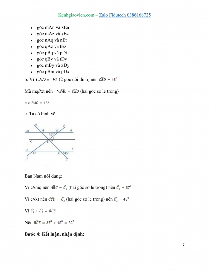 Giáo án và PPT Toán 7 cánh diều Bài tập cuối chương IV