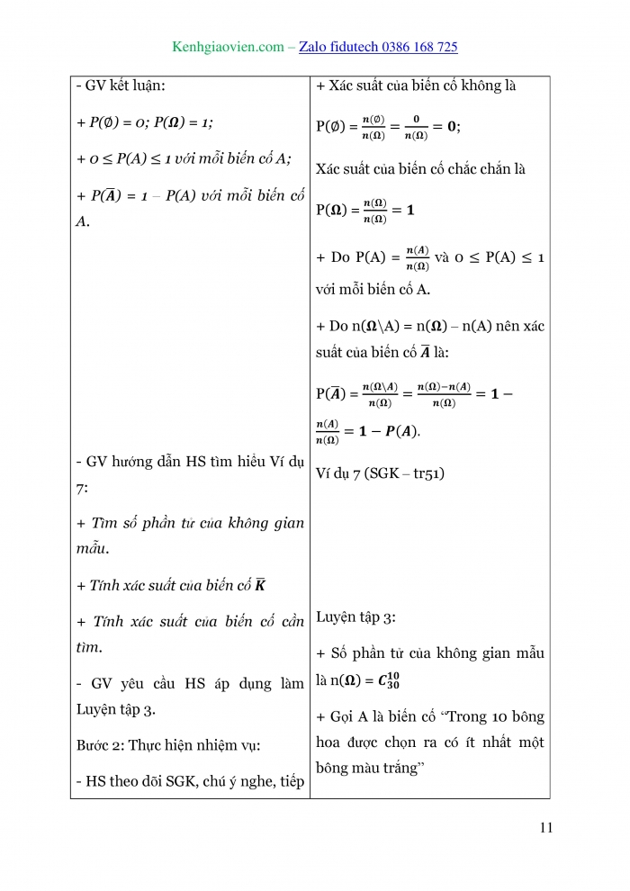 Giáo án và PPT Toán 10 cánh diều Bài 5: Xác suất của biến cố