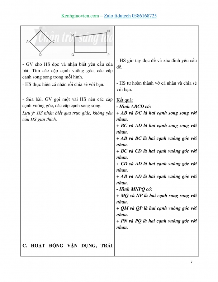 Giáo án và PPT Toán 4 chân trời Bài 33: Em làm được những gì?