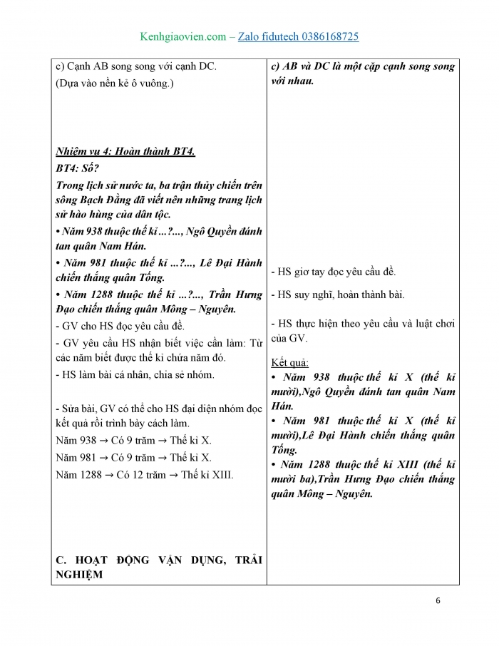 Giáo án và PPT Toán 4 chân trời Bài 37: Em làm được những gì?