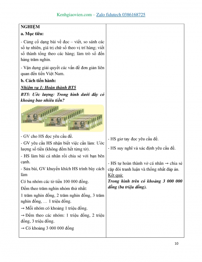 Giáo án và PPT Toán 4 chân trời Bài 38: Ôn tập học kì 1