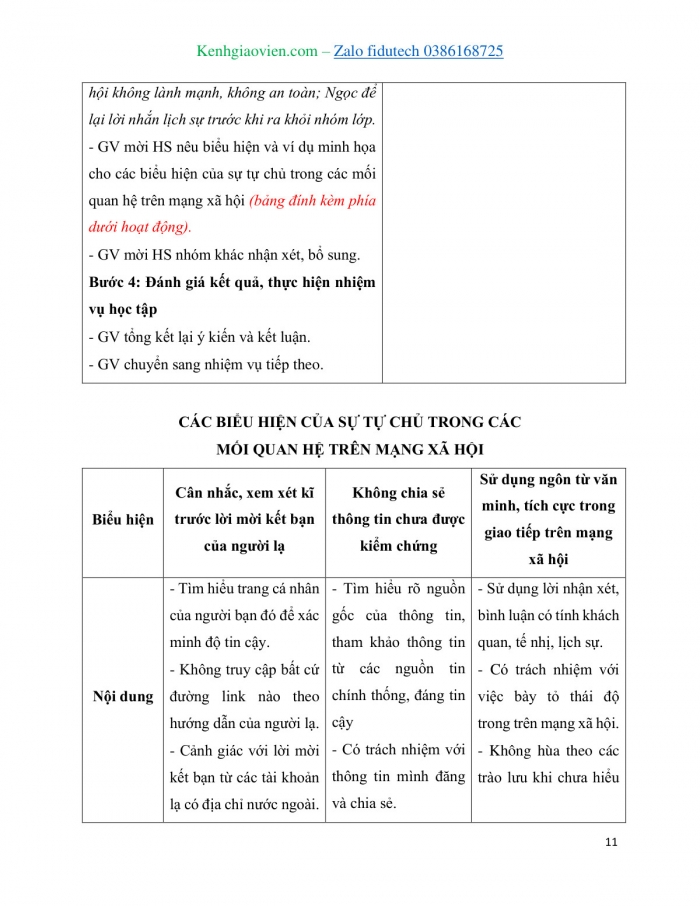 Giáo án và PPT Hoạt động trải nghiệm 8 cánh diều Chủ đề 4 Làm chủ bản thân - Tự chủ trong các mối quan hệ