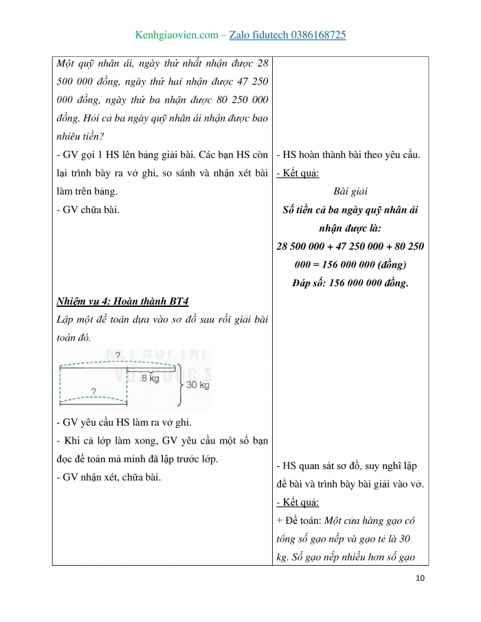 Giáo án và PPT Toán 4 kết nối Bài 26: Luyện tập chung