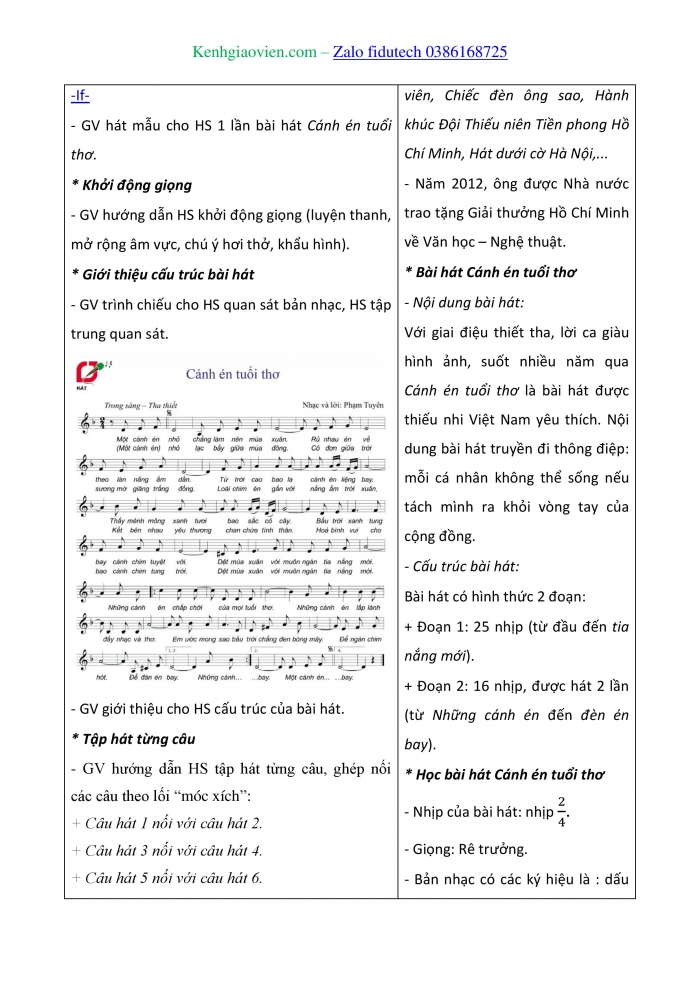 Giáo án và PPT Âm nhạc 8 cánh diều Bài 13: Bài hát Cánh én tuổi thơ, Tác phẩm Bóng cây kơ-nia, Nhạc sĩ Phan Huỳnh Điểu, Gam thứ, giọng thứ, giọng La thứ