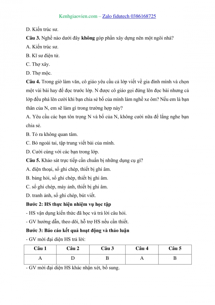 Giáo án và PPT Hoạt động trải nghiệm 8 chân trời bản 2 Chủ đề 8: Tìm hiểu hứng thú nghề nghiệp và định hướng học tập, rèn luyện