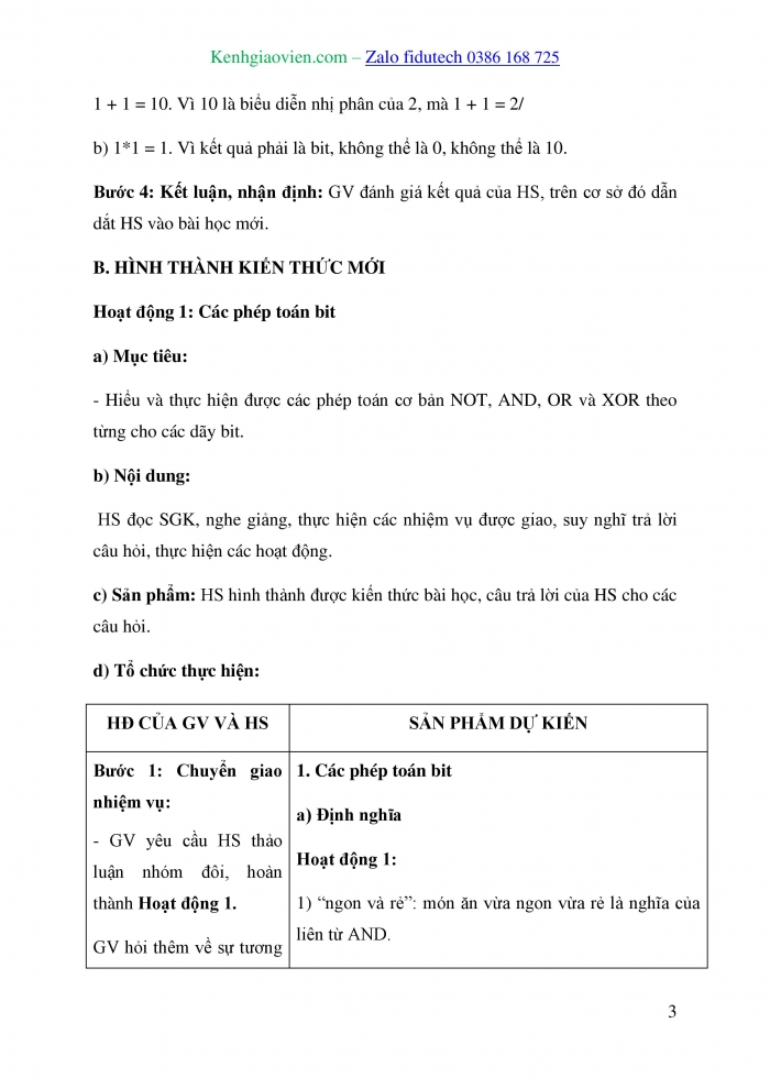 Giáo án và PPT Tin học 10 cánh diều Bài 1: Hệ nhị phân và ứng dụng