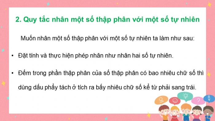 Giáo án điện tử Toán 5 kết nối Bài 21: Phép nhân số thập phân