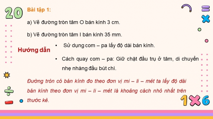 Giáo án điện tử Toán 5 kết nối Bài 27: Đường tròn. Chu vi và diện tích hình tròn