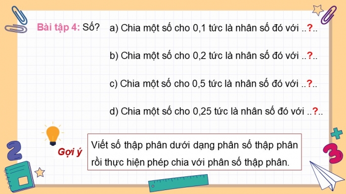 Giáo án điện tử Toán 5 chân trời Bài 41: Em làm được những gì?