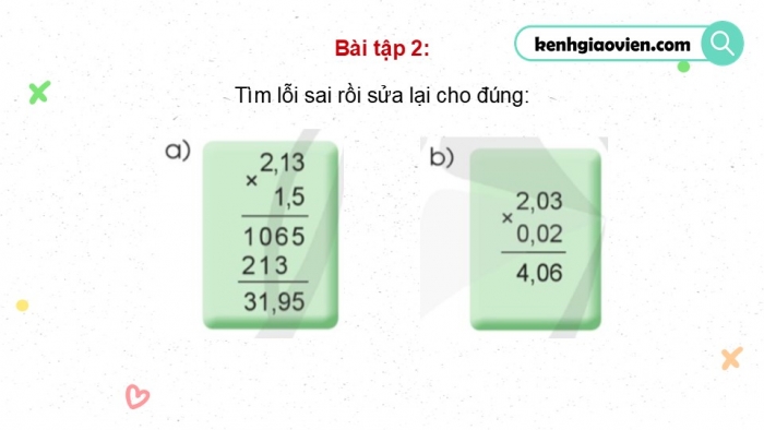 Giáo án điện tử Toán 5 cánh diều Bài 31: Luyện tập