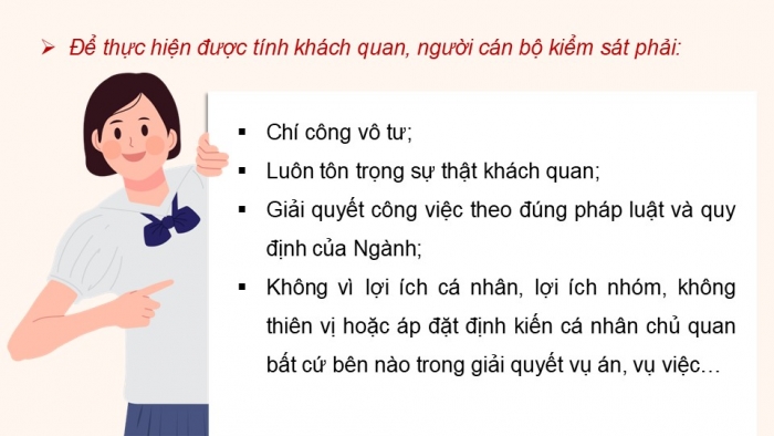 Giáo án điện tử Công dân 9 kết nối Bài 4: Khách quan và công bằng