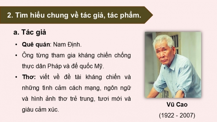 Giáo án điện tử Ngữ văn 9 kết nối Bài 4: Ngày xưa (Vũ Cao)