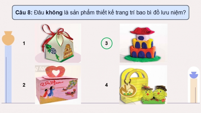 Giáo án điện tử Mĩ thuật 9 chân trời bản 1 Bài Tổng kết học kì I: Trưng bày sản phẩm mĩ thuật