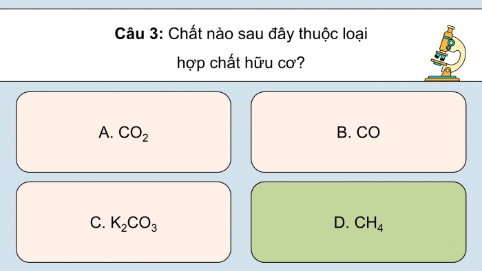 Giáo án điện tử KHTN 9 cánh diều - Phân môn Hoá học Bài tập (Chủ đề 7)