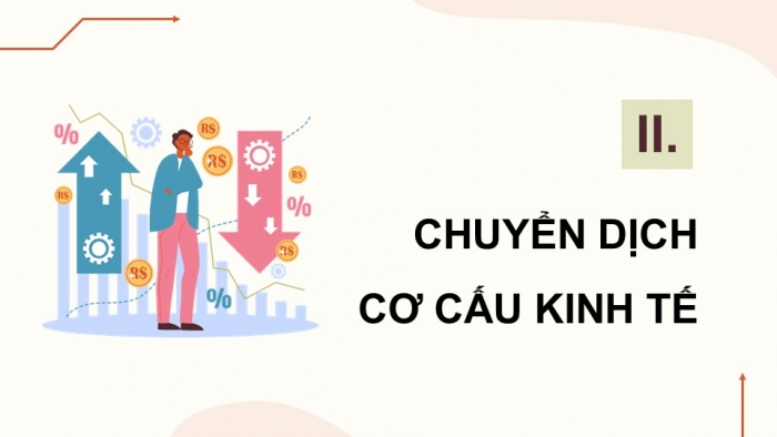 Giáo án điện tử Địa lí 12 kết nối Bài 10: Chuyển dịch cơ cấu kinh tế