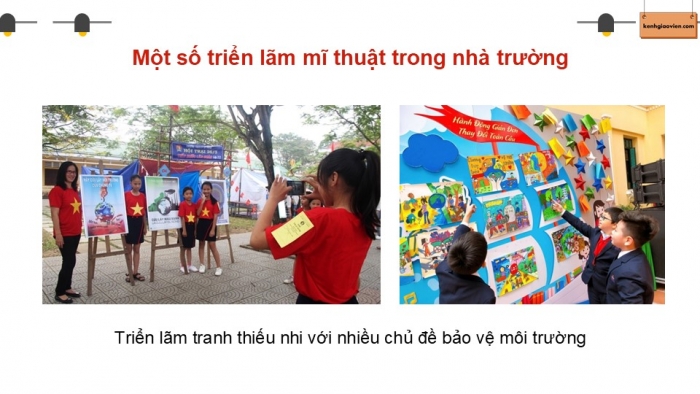 Giáo án điện tử Mĩ thuật 12 Lí luận và Lịch sử mĩ thuật Kết nối Bài 2: Tổ chức hoạt động triển lãm mĩ thuật trong nhà trường