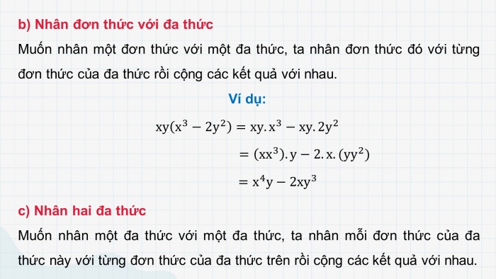 Giáo án PPT dạy thêm Toán 8 cánh diều Bài 2: Các phép tính với đa thức nhiều biến