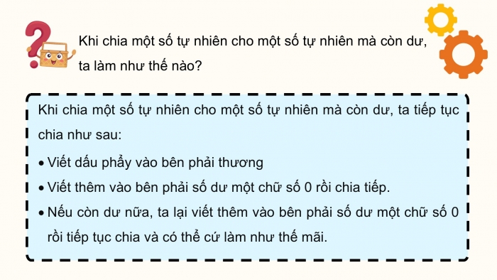 Giáo án PPT dạy thêm Toán 5 Kết nối bài 22: Phép chia số thập phân