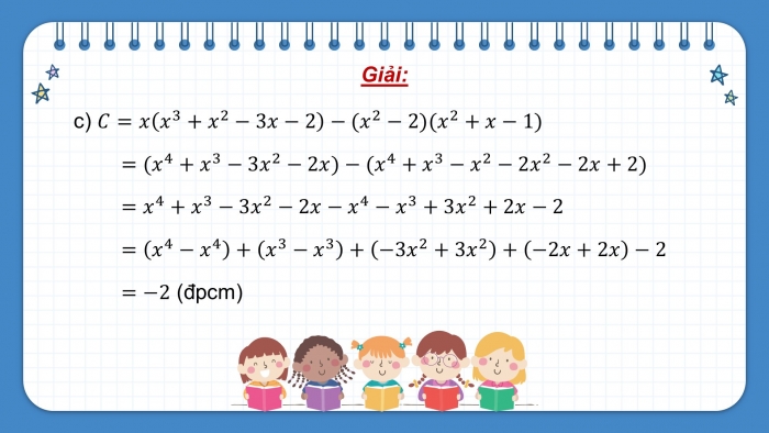 Giáo án PPT dạy thêm Toán 8 cánh diều Bài tập cuối chương I