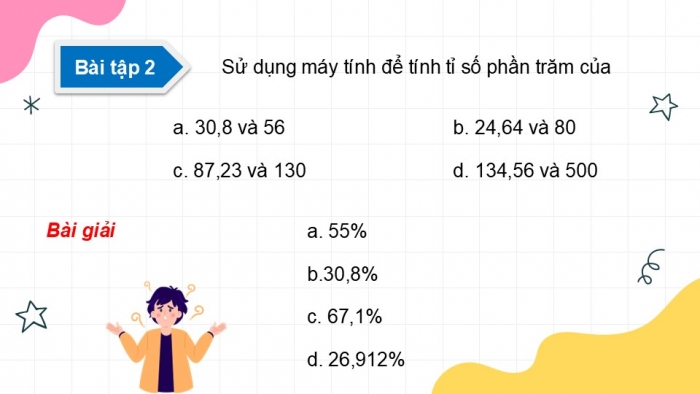 Giáo án PPT dạy thêm Toán 5 Cánh diều bài 44: Sử dụng máy tính cầm tay