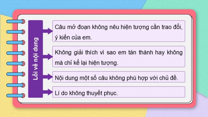 Giáo án PPT dạy thêm Tiếng Việt 5 cánh diều Bài 9: Khi các em ở nhà một mình, Trả bài viết đoạn văn nêu ý kiến về một hiện tượng xã hội