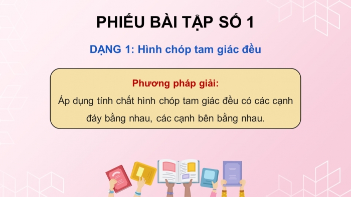 Giáo án PPT dạy thêm Toán 8 cánh diều Bài 1: Hình chóp tam giác đều