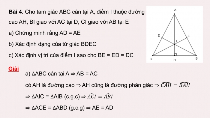 Giáo án PPT dạy thêm Toán 8 cánh diều Bài tập cuối chương V