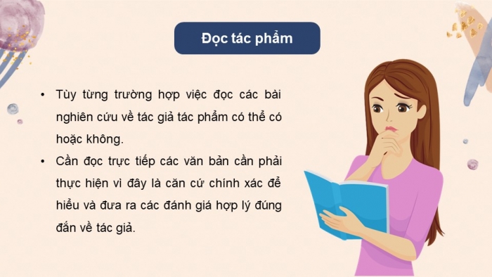 Giáo án điện tử chuyên đề Ngữ văn 11 cánh diều CĐ 3 Phần II: Yêu cầu và cách thức đọc một tác giả văn học