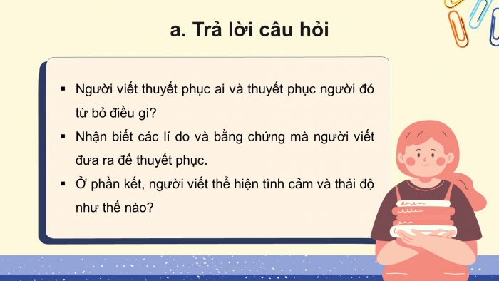 Giáo án điện tử ngữ văn 10 cánh diều tiết: Viết bài luận thuyết phục người khác từ bỏ một thói quen hay một quan niệm