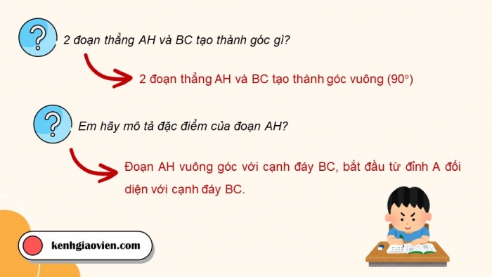 Giáo án điện tử Toán 5 kết nối Bài 25: Hình tam giác. Diện tích hình tam giác