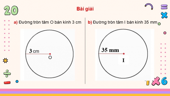 Giáo án điện tử Toán 5 kết nối Bài 27: Đường tròn. Chu vi và diện tích hình tròn