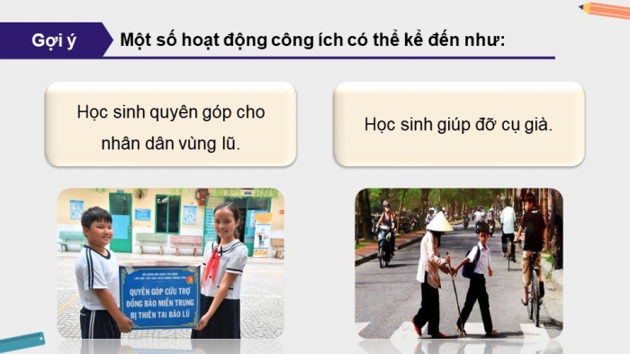 Giáo án điện tử Hoạt động trải nghiệm 5 chân trời bản 1 Chủ đề 4 Tuần 15