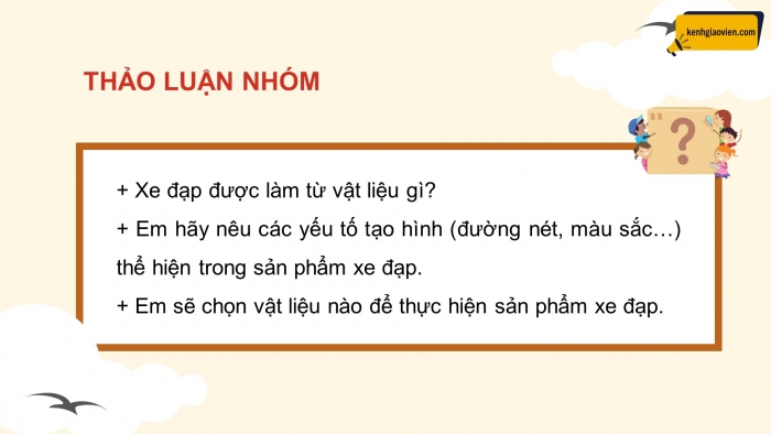 Giáo án điện tử Mĩ thuật 5 chân trời bản 2 Bài 7: Cùng nhau đạp xe