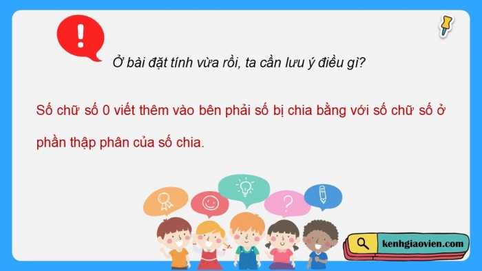 Giáo án điện tử Toán 5 chân trời Bài 39: Chia một số tự nhiên cho một số thập phân