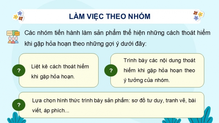 Giáo án điện tử Hoạt động trải nghiệm 5 cánh diều Chủ đề 3: An toàn và tự chủ trong cuộc sống - Tuần 12