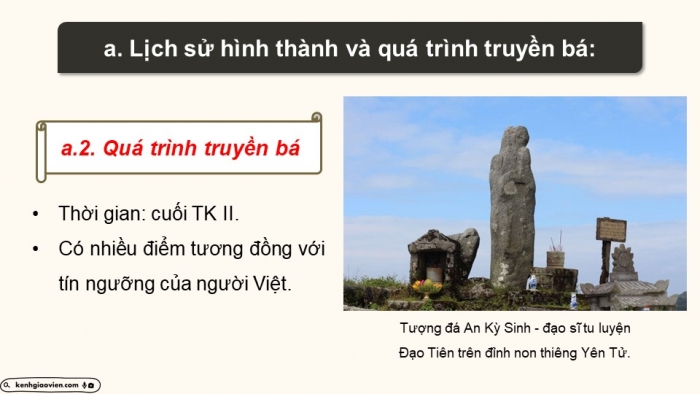 Giáo án điện tử chuyên đề Lịch sử 12 kết nối CĐ 1: Lịch sử tín ngưỡng và tôn giáo ở Việt Nam (P5)