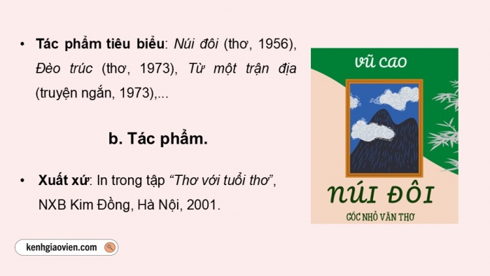 Giáo án điện tử Ngữ văn 9 kết nối Bài 4: Ngày xưa (Vũ Cao)