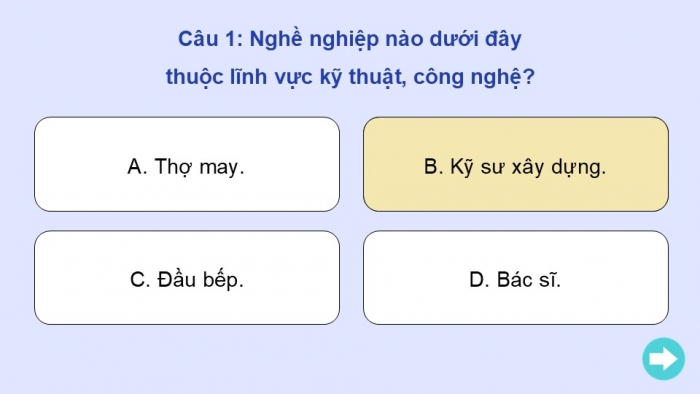 Giáo án điện tử Công nghệ 9 Định hướng nghề nghiệp Chân trời Bài Ôn tập