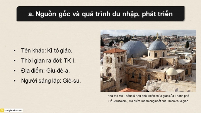 Giáo án điện tử chuyên đề Lịch sử 12 cánh diều CĐ 1: Lịch sử tín ngưỡng và tôn giáo ở Việt Nam (P7)