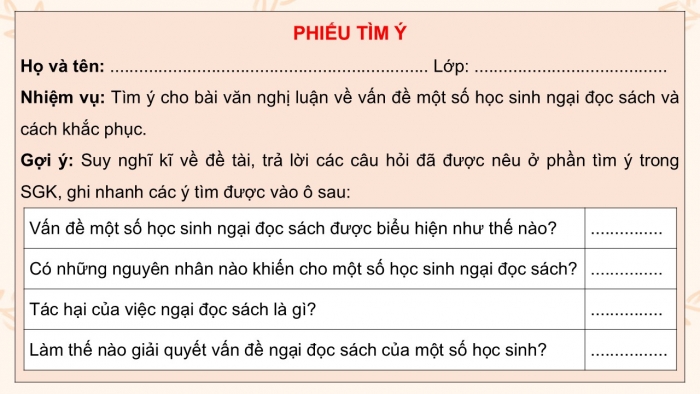 Giáo án điện tử Ngữ văn 9 cánh diều Bài 5: Viết bài văn nghị luận xã hội về một vấn đề cần giải quyết