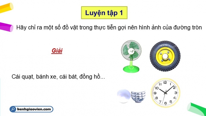 Giáo án điện tử Toán 9 cánh diều Bài 1: Đường tròn. Vị trí tương đối của hai đường tròn